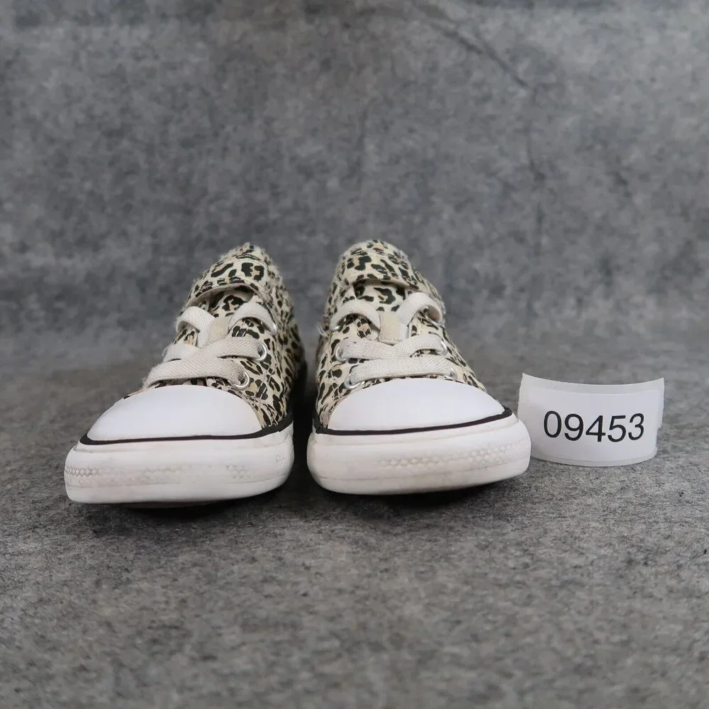 Converse Shoes Infant 9 Sneakers Chuck Taylor All Star Low Toddler Leopard Print